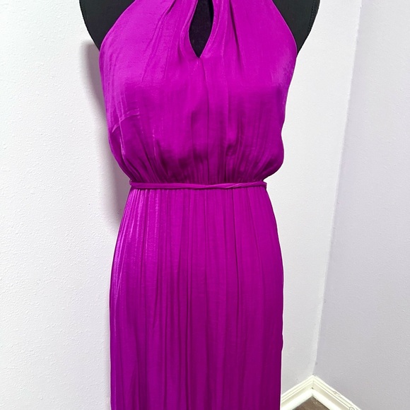 Jennifer Lopez magenta halter sleeveless Sundress SP - Picture 9 of 11